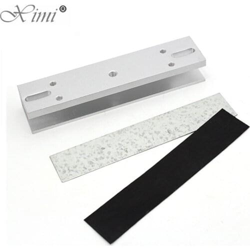 U Bracket For 180kg Magnetic Lock 350LBS EM Lock Frameless Glass Door Access Control System U Bracket