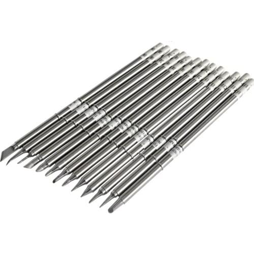 High quality T12 Soldering Solder Iron Tips T12 Series Iron Tip For Hakko FX951 STC AND STM32 OLED Soldering Station