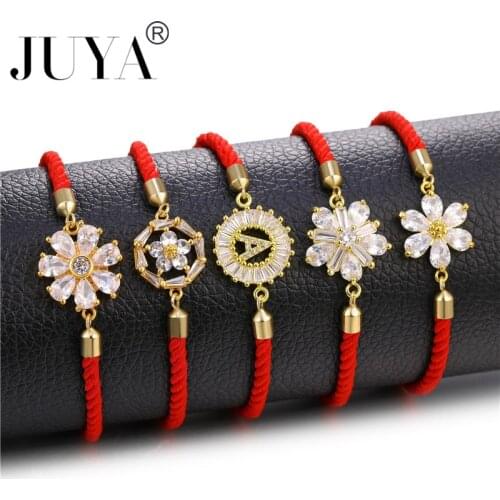 JUYA Top Quality Full Shining CZ Zircon Crystal Bracelet for Women Gold Color Chain Link Charm Bracelets Jewelry for Couple