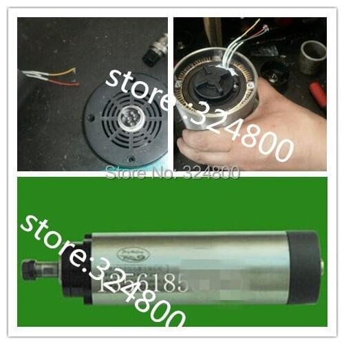 1.5kw 4pcs ceramic bearing 65mm diameter 220V air cooling 24000rpm spindle motor ER11 Chuck Bset seller good reputation
