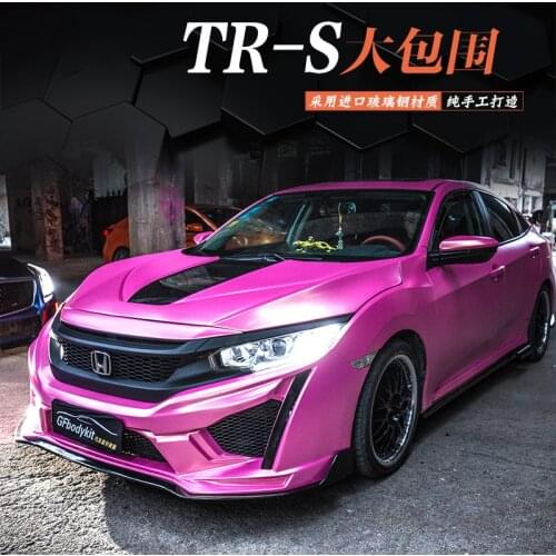 2021 Suitable For Trs Surround Exhaust Front and Rear Bumpers of the 10th Generation Civic