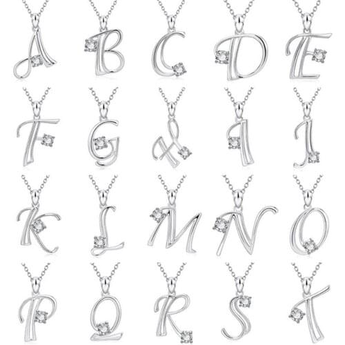 26 English Lettered Fashion High-End Necklace Accessories Letter Necklace Anniversary Gift
