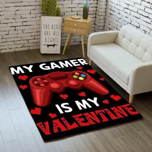 3D Carpet for Kids Room Living Room Carpets Game Console Boys Bedroom Area Rug Decor Soft Non-slip Long Kitchen Rugs Door Mat