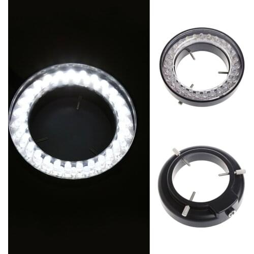 56 LED Adjustable Ring Light illuminator Lamp For STEREO ZOOM Microscope