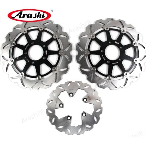 Arashi 1 Set 320 / 240 mm HAYABUSA GSX R 1300 1999-2007 CNC Front Rear Brake Disc Rotors For SUZUKI GSX-R GSXR 1300 2005 2006
