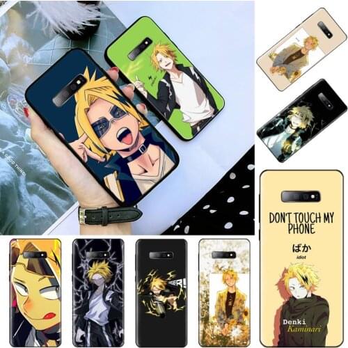 Denki Kaminari My Boku No Hero Academia Phone Case For Samsung galaxy S 7 8 9 10 20 edge A 6 10 20 30 50 51 70 note 10 plus