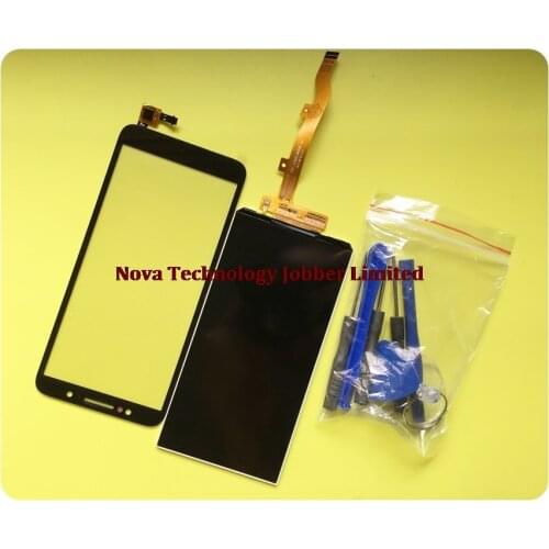 Wyieno Tested Black Touchpad For Alcatel 1C 5009D 5009 Touch Screen Digitizer Front Glass Sensor Panel LCD display screen +track