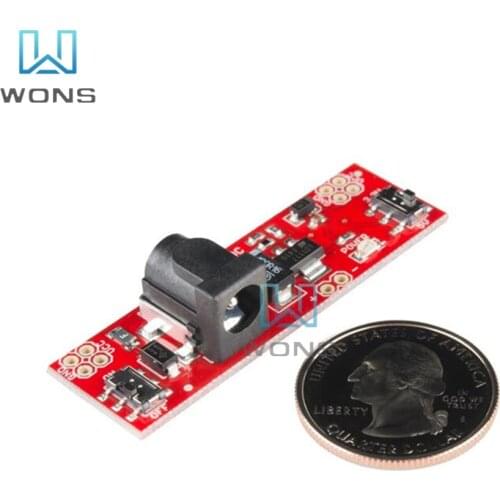 DC 6V-12V to DC 3.3V 5V 1A Adjustable Power Module Red Step Down Buck Power Supply Module Converter Board 5.5x1.8CM for Arduino