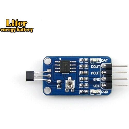 Hall Element Switch Sensor Detector Linear Hall Sensor Detection Module Magnetic for Detect Car STM32 AVR