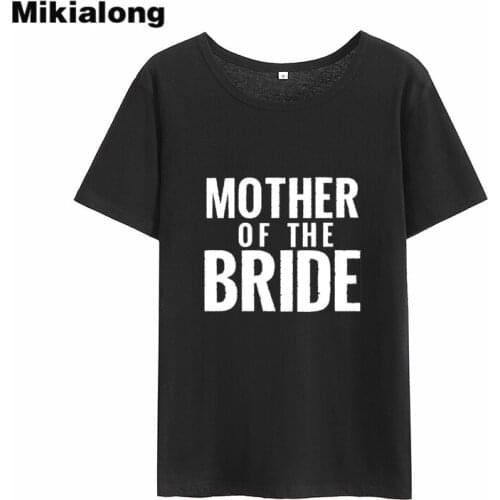 MIkialong Mother of The Bride Ulzzang Tee Shirt Femme 2018 Casual O-neck Women Tshirt Short Sleeve Loose T Shirt Women Tops