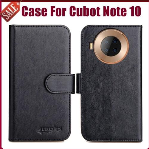 Hot! Cubot Note 10 Case 6.51" High Quality 6 Colors Flip Soft Leather Phone Wallet Cover For Cubot Note 10 Case