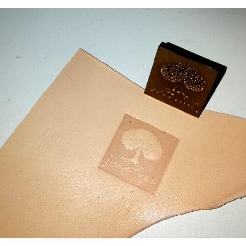 Junetree personal brass Logo Copper Molding Leather Wood Bread Cake leather tool iron Heating emboss Printing Stamping letter