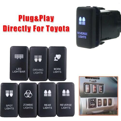 ON-OFF Push Plastic Switch 12V 12W Waterproof 39x21mm Button Connector