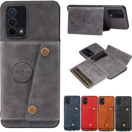 Flip Leather Card Pocket Holders Case Cover For OPPO A8 A31 A5 A9 2020 A52 A72 A73 A92 A32 A53 A53S A74 A91 A93 A94 A9 A9X 5G