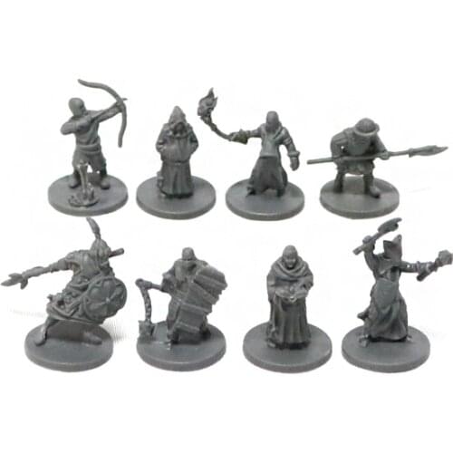 Mini pvc figure 9pcs/set Board game bulk goods chess model accessories sSworrddandsSorcerry