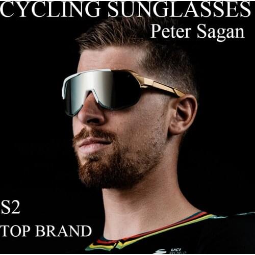 New Speed Cycling Sunglasses Peter S2 Sports Bike Goggles UV400 S3 Bicycle Glasses Eyewear 3Lens Sunglasses Sport Equipment