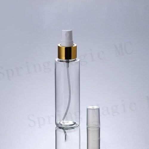 Plastic Bottle With GOLD Sprayer Empty PET Bottles,Toner/Perfume Bottle Cosmetic Containers