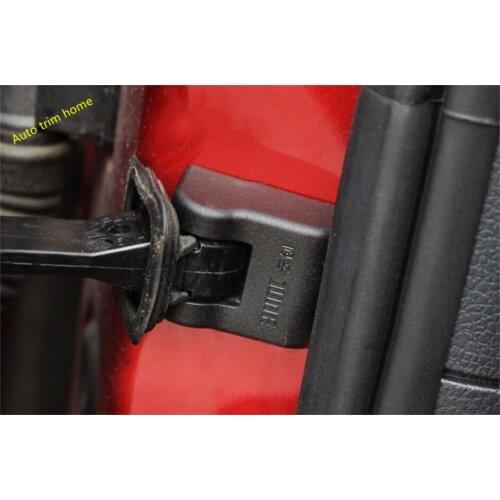 Lapetus Accessories Car Door Check Arm Stop Rust Waterproof Protective Cover 4 Piece Fit For VW Tiguan / POLO / Golf 7 Plastic
