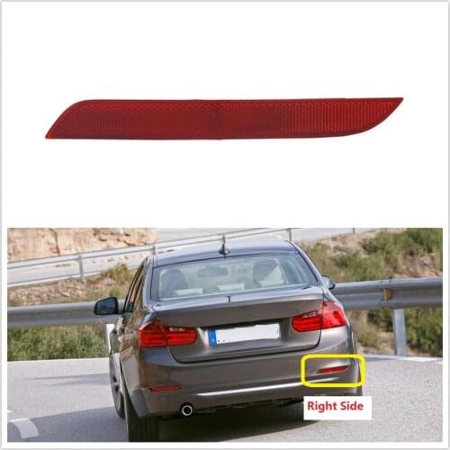 Right Side For BMW 3 Series F30 F35 2012 2013 2014 2015 Car Rear Tail Bumper Corner Reflector Decorative False Light Lamp
