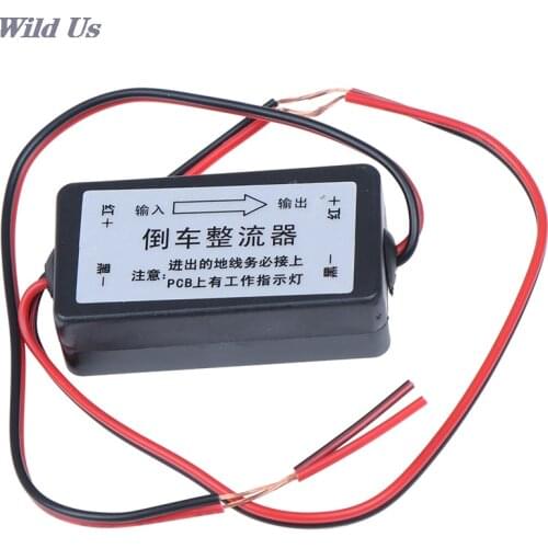 Rear View Backup Connector Car Camera Filter Anti Interference Accessories Reversing Image Relay Rectifier Parking