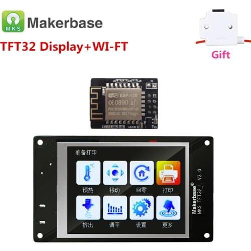 MKS TFT32 v4.0 touch screen + MKS WIFI module splash lcds smart controller TFT 32 touching TFT3.2 display RepRap TFT monitor