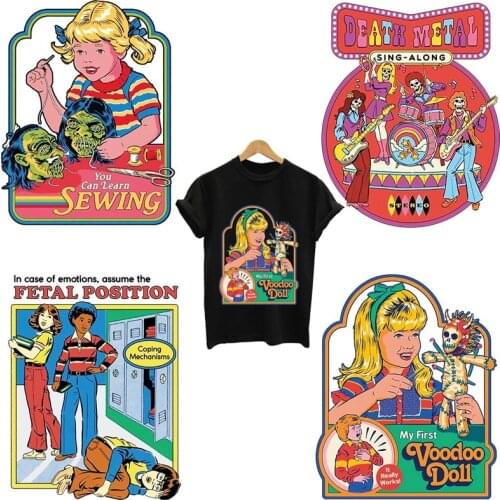 Thermo stickers on clothes iron custom patch stripes heat-sensitive patches iron on transfers for clothing anime applications