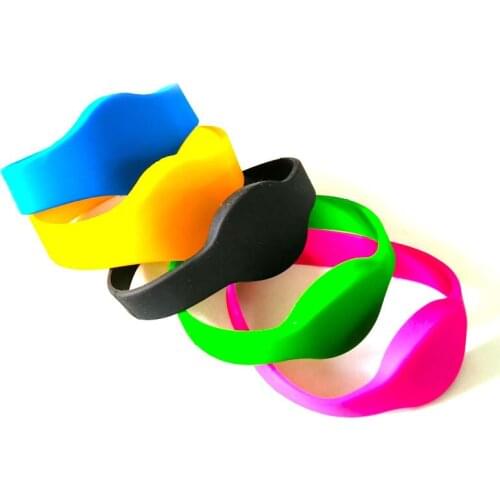 Many Colors IC 13.56MHz S50 1K Read Only RFID FM11RF08 MF Waterproof Beautiful Bracelet Wristband Token Tag Access Control 1Pcs