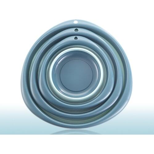 High Quality Plastic Folding Hand Wash Basin Sink Fruit Basin Washing Vegetables Food Folding Tray Household Tool