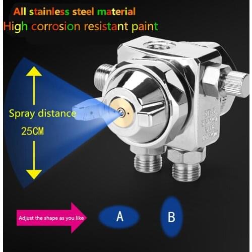 Japan lumina ST-6 ST-6R mini Automatic Stainless steel spray gun suitable for highly corrosive coating painting,fan and round