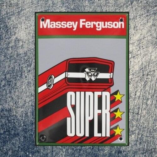 Funny Vintage Massey Ferguson Super with Blikken Borden Tin Sign Metal Sign