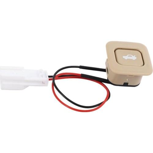 Rear Trunk Door Open Button Switch- Trunk Lid Switch for Hyundai Elantra/ Avante HD 2007-2010 93555-2H000 (Light Yellow)