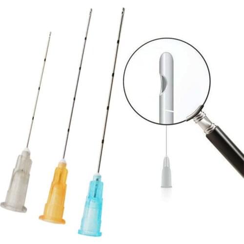 Disposable Stainless Steel Blunt Tip Micro Cannula 18G 21G 22G 23G 25G 27G 30G