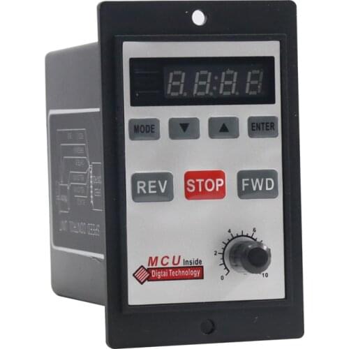 220V AC Digital Speed Governor Speed Control Unit Motor Speed Regulator 6W to 200W for Selection