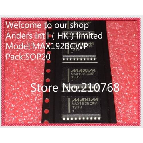 50pcs/lot MAX192BCWP+TR MAX192BCWP MAX192B MAX192 SOP20