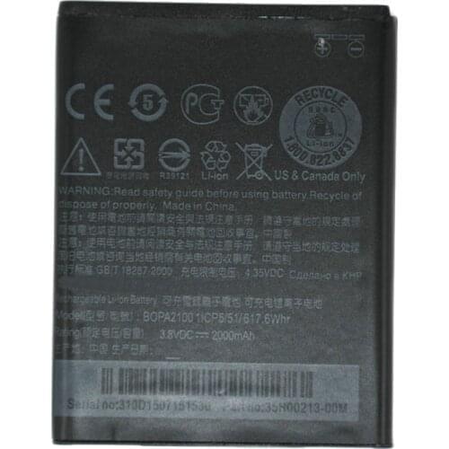 2000mAh BOPA2100 B0PA2100 Battery For HTC Desire 310 310W D310T Cellphone Bateria