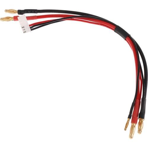 Balance Cable for RC Lipo Battery 2S Car Pack 4mm/2mm Banana Plug Connector