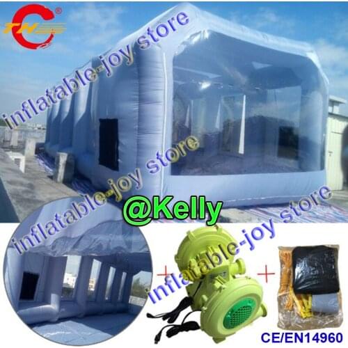 Free door shipping inflatable car painting spray booth for sale, commercial portable inflatable painting tent for car spray