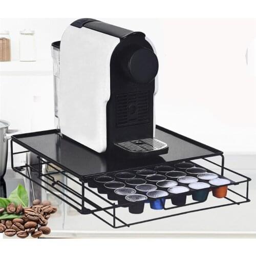 4 PCS Coffee Pod Holder K-Cup Storage Drawer 40 Capacity Capsule Pods Home Kitchen Counter Organizer Wholesale K1
