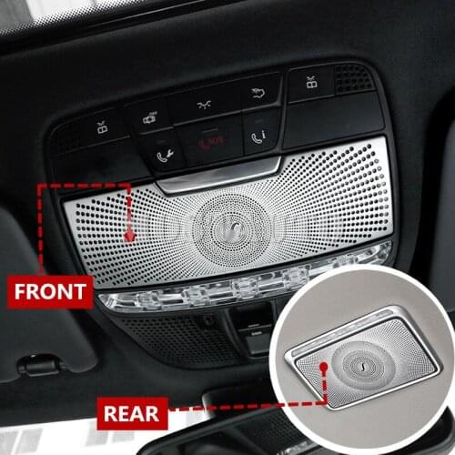 For Benz E Class W213 S213 Inner Front & Rear Reading Light Cover 2017-2018 3pcs Car Accessories Interior Car Decor Car Trim