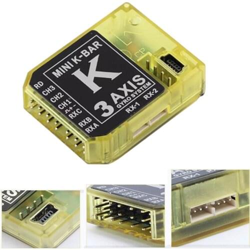 KBAR K8 V2 Gyroscope 3 Axis Gyro Flybarless System Stabilizer For Mikado VBAR ALIGN T-REX TOY SPORTS RC Helicopter Drone