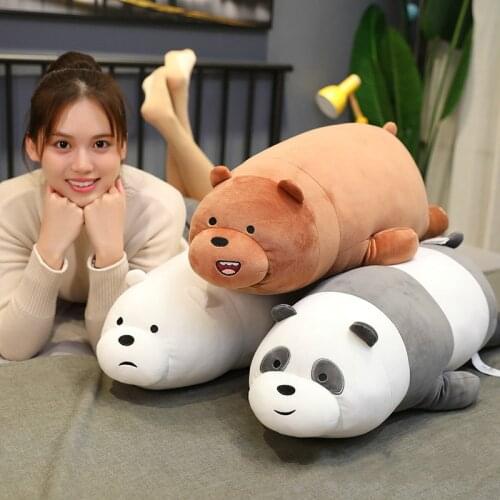 2021naked Bear Plush Toy Children Plush Animal Cartoon Character Plush Doll Pillow Soft Cute Plush Toy Birthday Present Children
