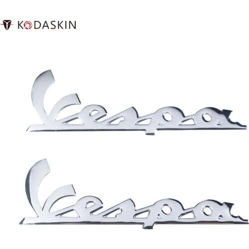 KODASKIN 3D Reflective Emblems Stickers for Italia Piaggio Vespa GTS LX LXV Sprint Primavera