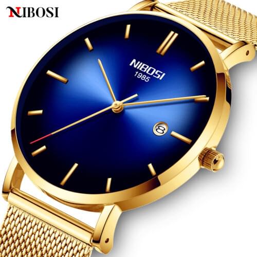 Watch Women Quartz 33mm Stainless Steel Mesh Rose Gold Clock Water Resistant Ladies Watch Drop shipping