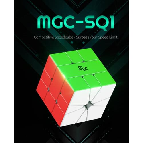 [Picube] Yongjun MGC SQ1 3x3x3 YJ Magnetic Cube Puzzle Cubes Educational Toys For Children And Adult Stress Reliever