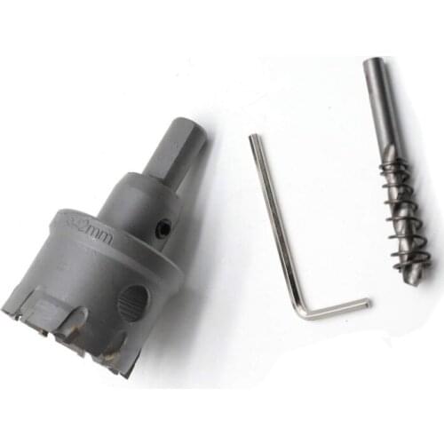 42mm/1.65" Cutting Diameter Carbide Hole Saw Cutter Drill Bit for Stainless Steel Alloy with Hex Wrench (42mm/1.65")