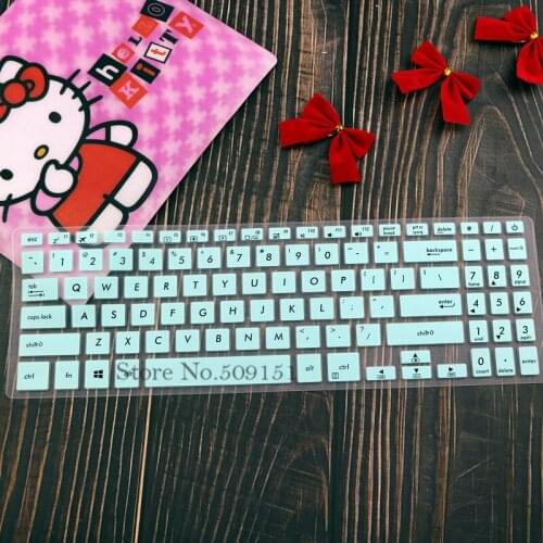 15.6 inch Silicone Laptop Keyboard Cover Protector Skin For Asus X507 YX560UD Y5000 Y5000U YX560 X507UB YX560UD8550 8250