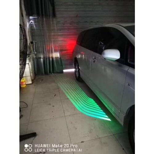 RQXR led welome light angel wing ground blanket lamp daytime running light for jeep kia lada land rover lexus mazda MG mini