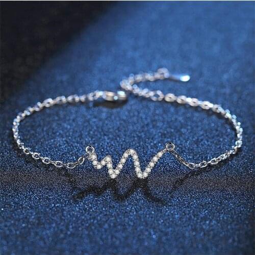 TJP Charm Silver 925 Women Bracelets Anklets Fashion Girl Party Accessories Trendy Female Silver Bracelets Bijou