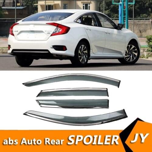 For Honda Civic 2019 Window Visor Vent Shades Sun Rain Deflector Guard For s Auto Accessories 4PCS/SET