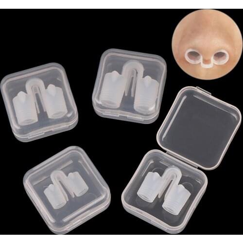 1PCS Snoring Solution Anti Snoring Devices Snore Stopper Nose Vents Dilators Sleeping Aid Breathing Apnea Guard Anti Ronco